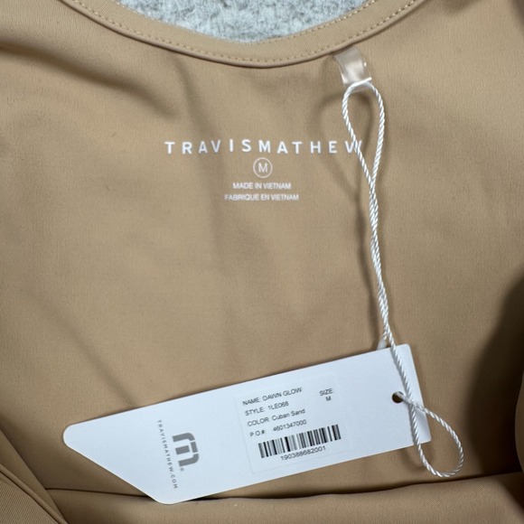 NWT Travis Mathew Dawn Glow Sleeveless Golf Romper Women's M Performance Stretch - Picture 9 of 11